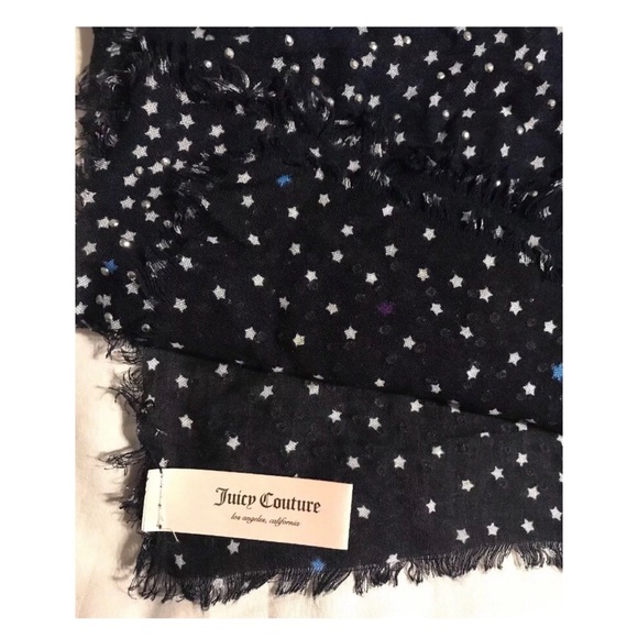 🌺SALE 🌺Juicy Couture Scarf Stars & Embellishment - Picture 6 of 8